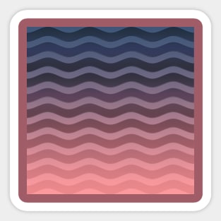 Waves II Sticker